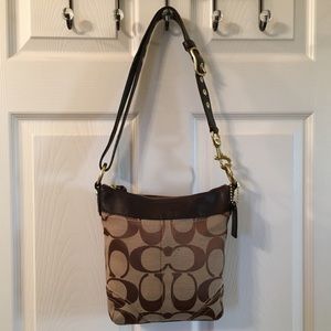 Coach Brown Messenger Crossbody or Shoulder Bag